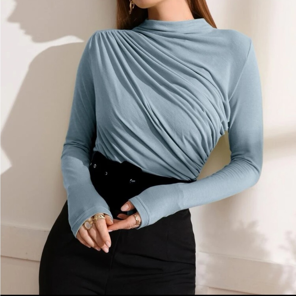 Elegant Ruched Women's Top